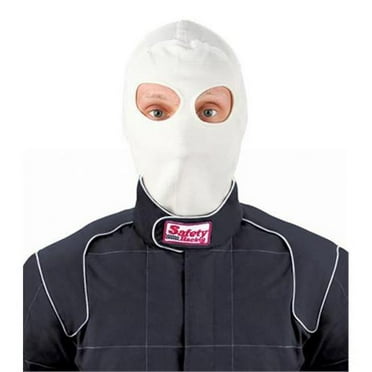 Simpson 23003BK Black Dual Eyeport Nomex Head Sock, SFI Spec 3.3