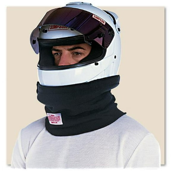 Simpson 23012BK Knit Nomex Helmet Skirt, Black