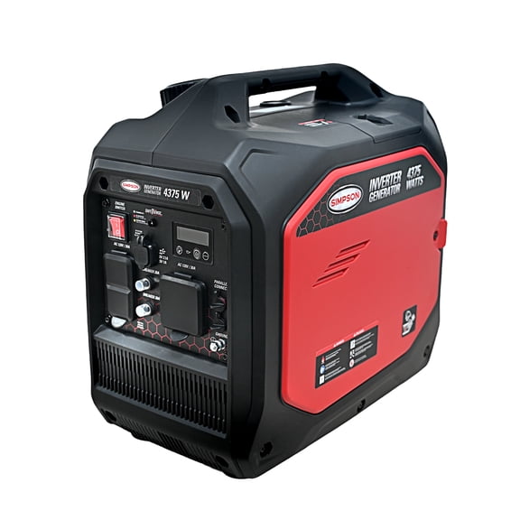 Simpson GS Series 3500W Pull Cord Start Inverter Generator, Quiet, RV Ready, Parallel Capable