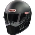 thumbnail image 1 of Simpson 7200048 Helmet Bandit Full Face Black Matte Snell SA2020 X-Large NEW, 1 of 16