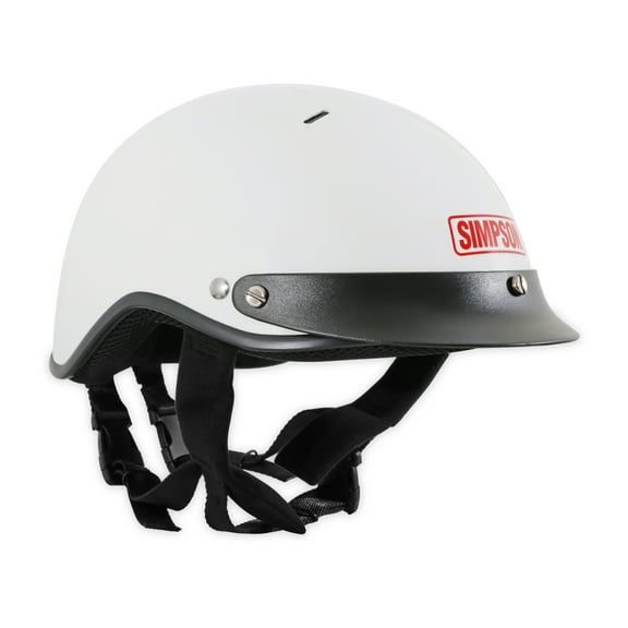 Simpson 9430051 Shorty Helmet - Adult Extra 2X-Large - Gloss White - Each