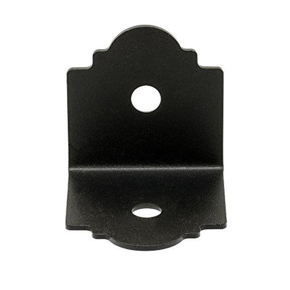 Simpson APA4 4x Zmax GalvanizedSteel Black Powder-Coat 90 Angle (12-Case)