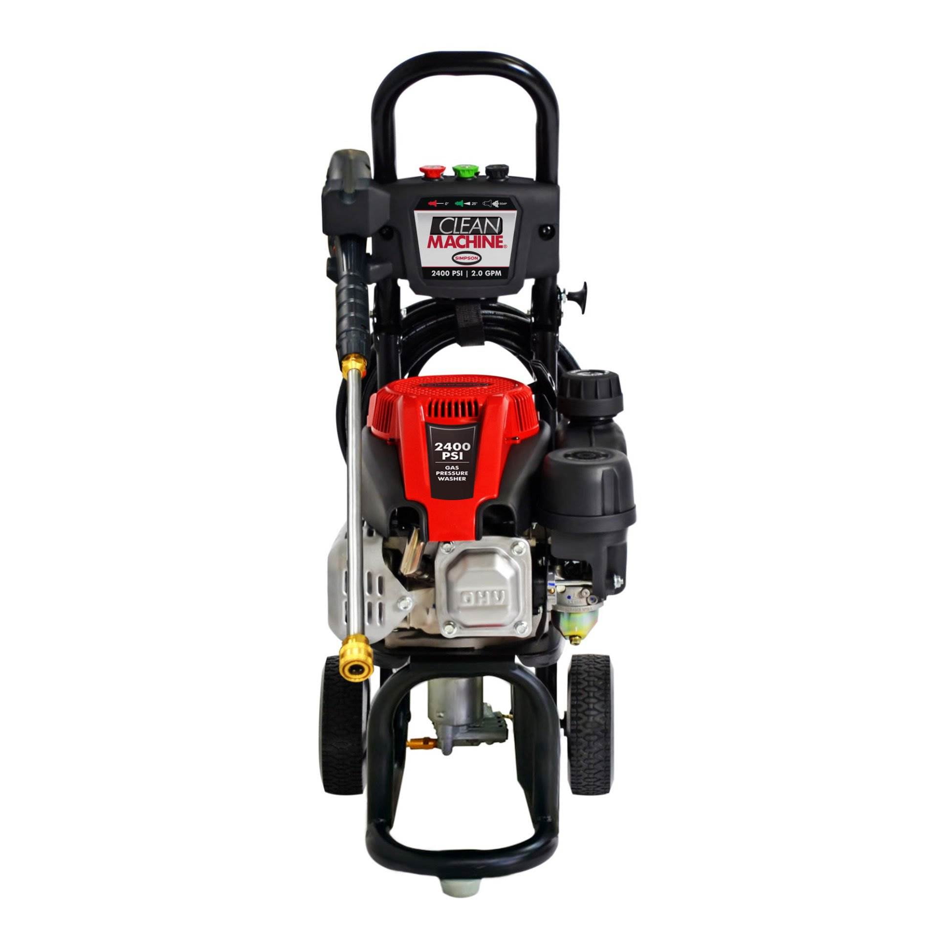 Simpson 61082 clean machine 3200 psi 2.4 store gpm 196cc cold water gas pressure washer