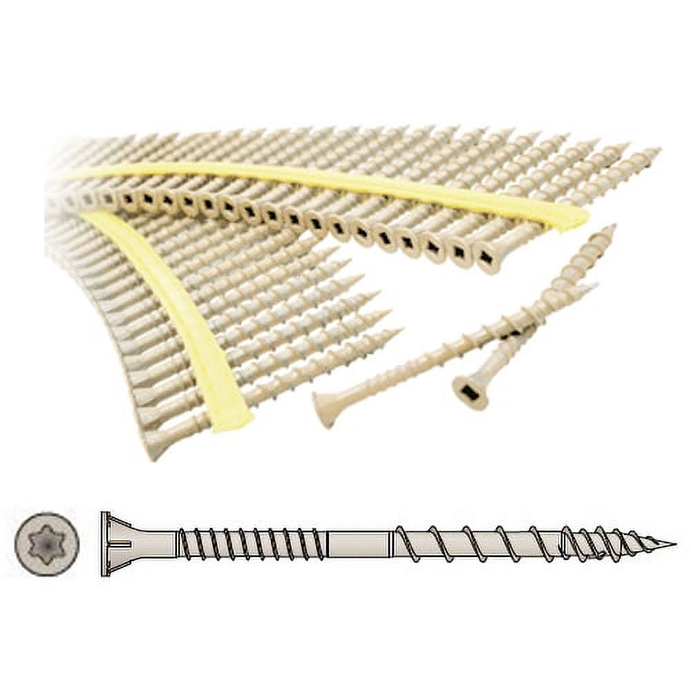 Simpson DSVG3S DeckDrive™ DSV WOOD Screw (Collated) — 10 x 3 in. T25