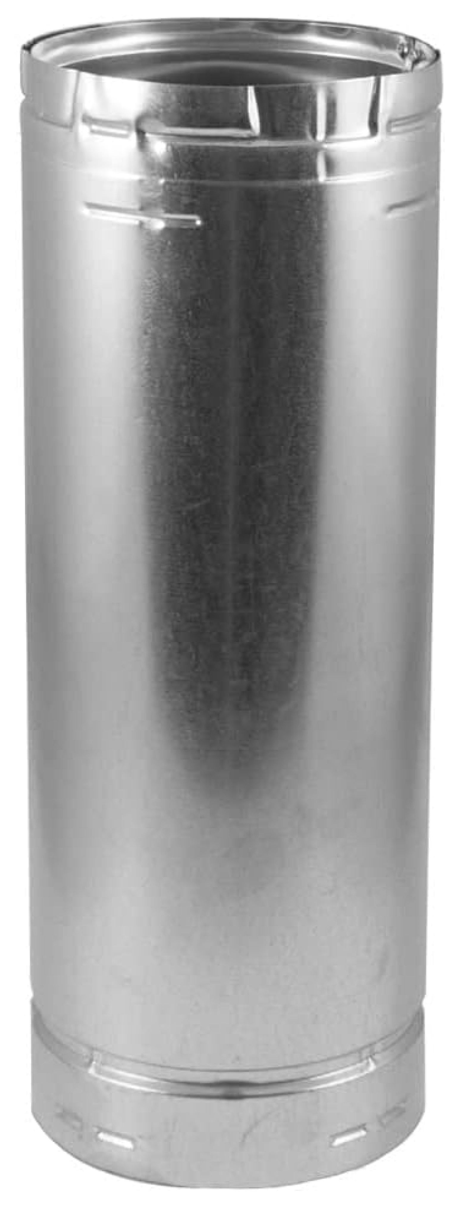 Simpson Duravent Vent Pipe BVent Gas 4 " Id X 2 Ft. Galvanized Al Ul