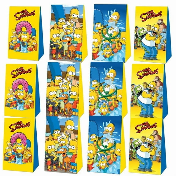 Simpson Goodie Bags Party Favor Candy Decorations Treat Supplies Birthday