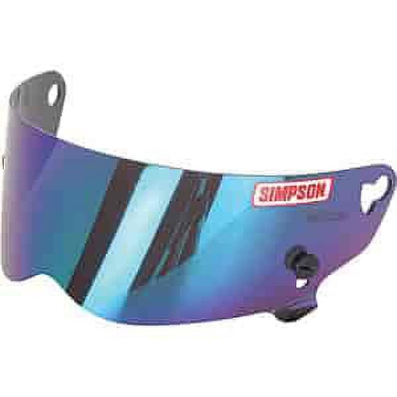 Simpson Helmets 89402 Replacement Helmet Shield Fits Bandit Helmets Iridium