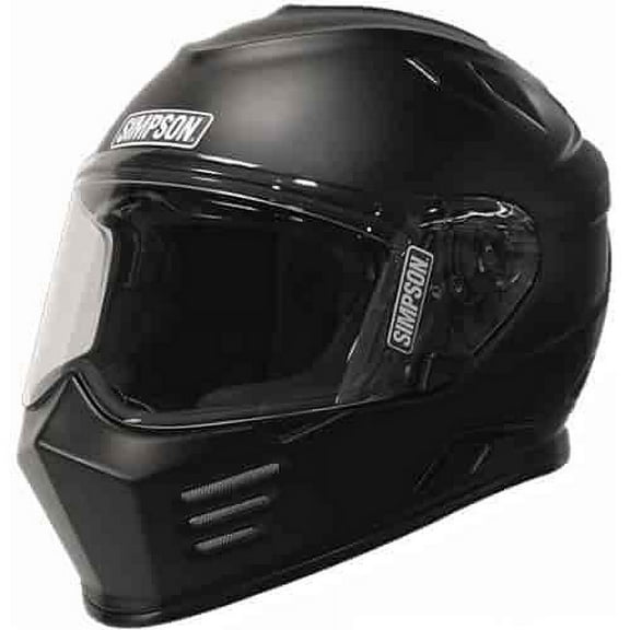 Simpson Helmets GBDL3 Ghost Bandit Helmet DOT/ECE Certified Large Matte Black
