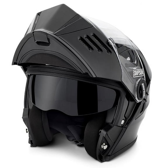 Simpson Helmets Mod Bandit Flat Black Composite Full Face Motorcycle Helmet