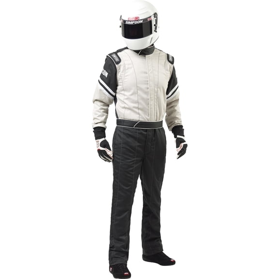 Simpson L202171 Legend II Racing Suit, Black, Small