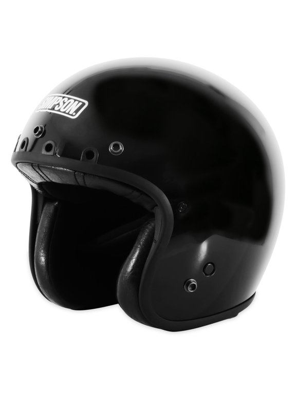 CHOP2XL Chopper Motorcycle Helmet - Adult X-Large - Black
