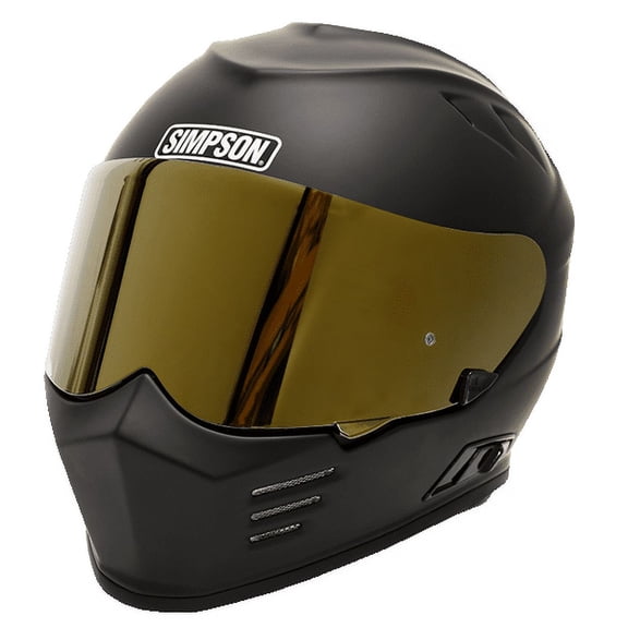 Simpson GBGSE Helmet Shield - Ghost/Speed Bandit Series - Gold Mirrored