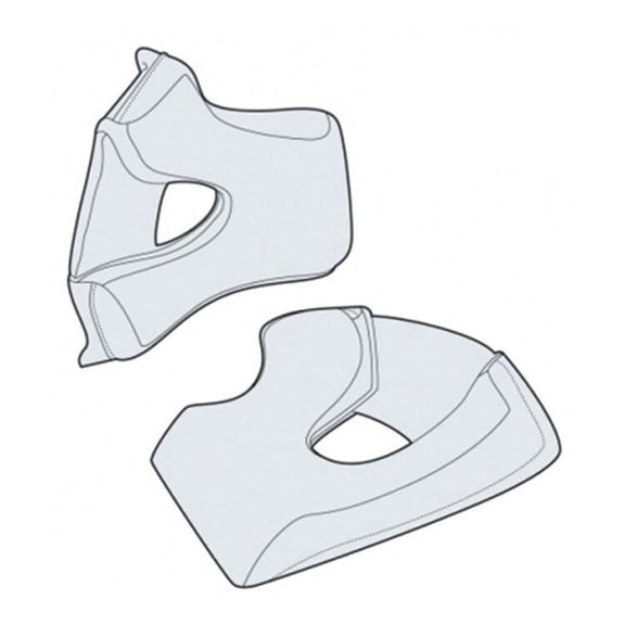 Simpson MBCP2X MOD Bandit Helmet - Cheek Pads - XXL - Black - Pair