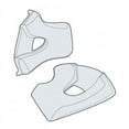 thumbnail image 1 of Simpson Motorcycle MBCPXX5 MOD Bandit Helmet - Cheek Pads XXL+5mm - Black - Pair, 1 of 1