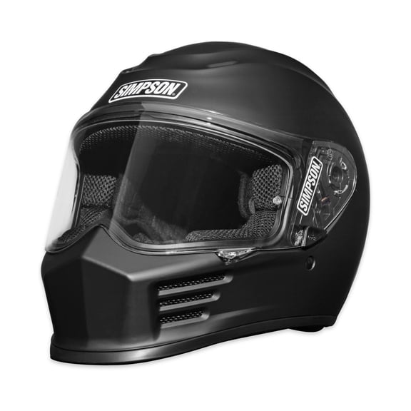 Simpson SPBM3 Speed Bandit Motorcycle Helmet Adult Medium Matte Black