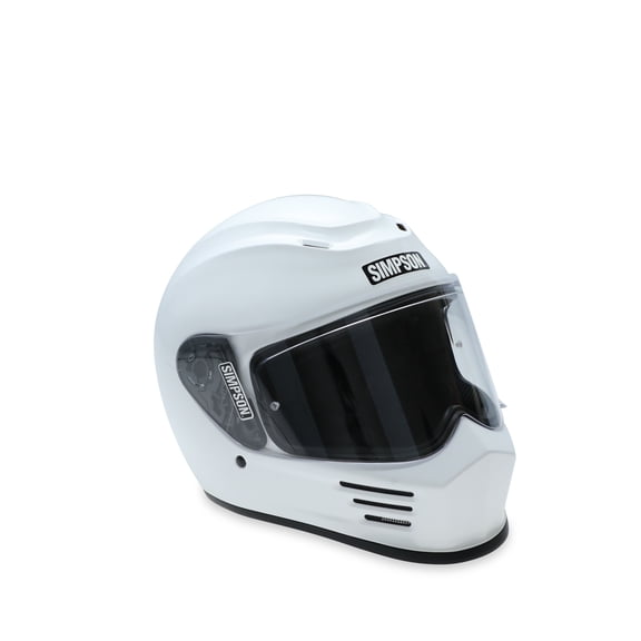 Simpson SPBS1 Speed Bandit Motorcycle Helmet Adult Small White