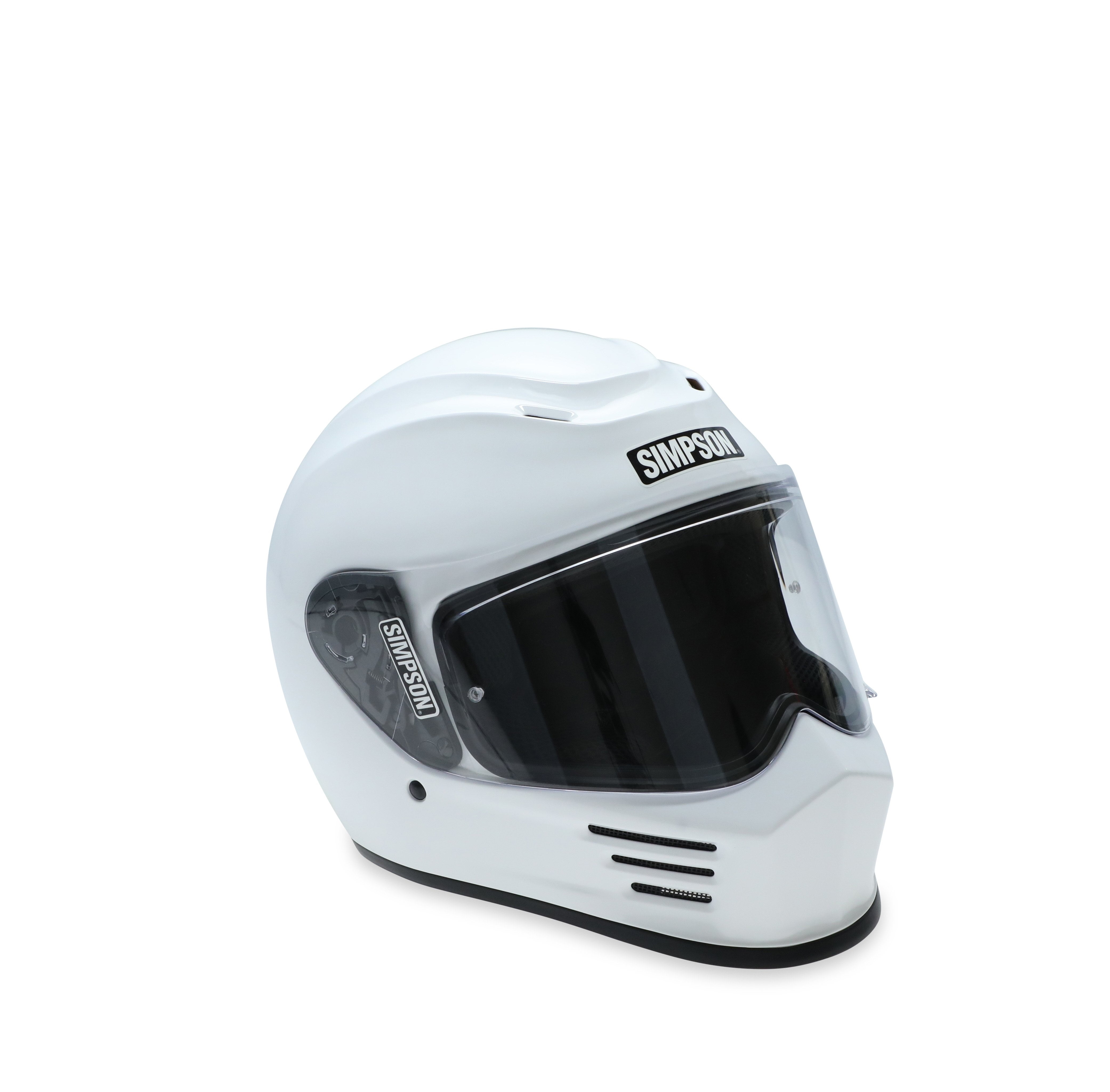 Simpson SPBXS1 Speed Bandit Motorcycle Helmet Adult XS White