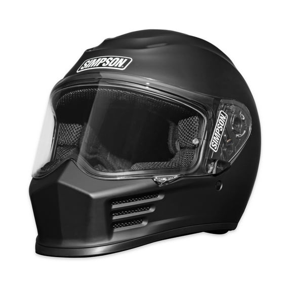 Simpson Motorcycle SPBXS3 Speed Bandit Helmet Adult XS Matte Black