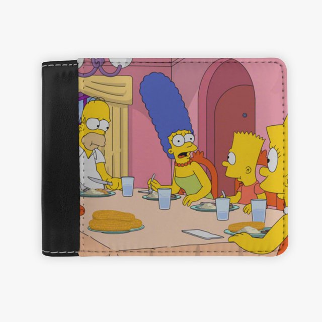 Simpson New men's wallet printed on one side effect