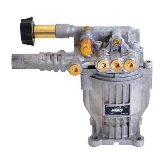 OEM Technologies 90028 Horizontal Axial Cam Replacement Pressure Washer Pump Kit, 3300 PSI, 2.4 GPM, 3/4" Shaft, Includes Hardware and Siphon Tube, for Residential and Industrial Gas Powered