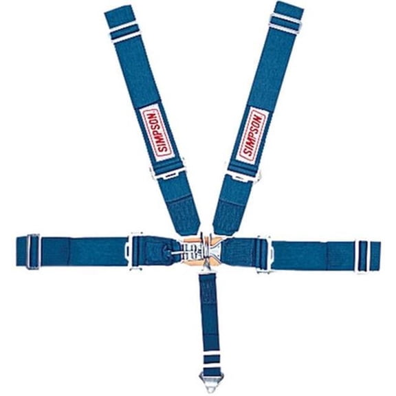 Simpson Race 29064BK 5 Point Standard Latch & Link Harness