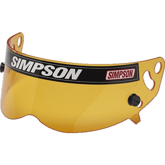 Simpson Racing 1012 17 Helmet Shield 2017 Shark/Vudo Amber