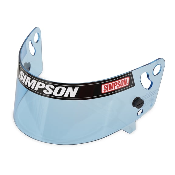 Simpson Racing 1019-17 Speedway Shark Series Helmet Shield - Hi-Def Blue - Each