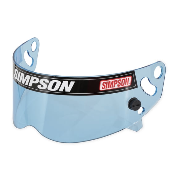 Simpson Racing 1029-17 Speedway X Bandit, Diamondback, Skull and RX Helmet Shield - Hi-Def Blue - Each
