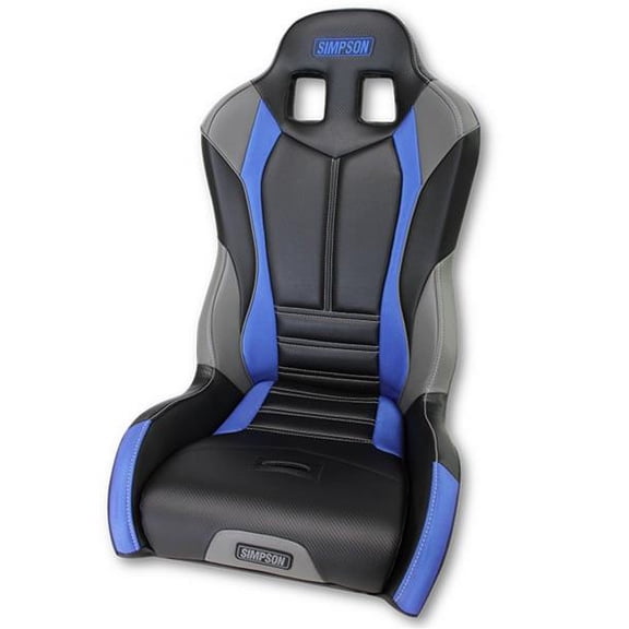 Simpson Racing 107-307 Pro Sport UTV Powersports Seat - Blue/Black/Grey - Each
