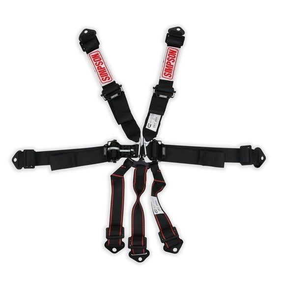 Simpson Racing 12LD7WB Latch & Link Harness 2" Double Pull down SFI 16.1