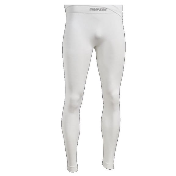 Simpson Racing 20194MLW Pro Fit Base Layer Bottom Only Adult M/L White