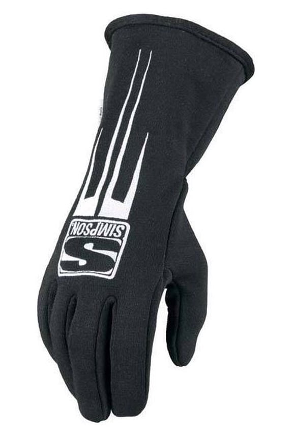 Racing 20800LK Predator Series Racing Gloves Large Black Pair