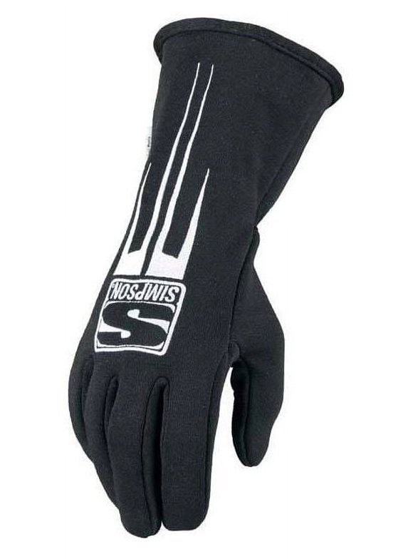 Racing 20800LK Predator Series Racing Gloves Large Black Pair
