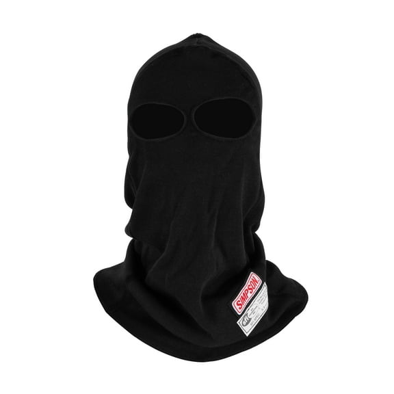 Simpson Racing 23003C CarbonX Headsock - Dual Eye - 1 layer - SFI 3.3/1 - Black