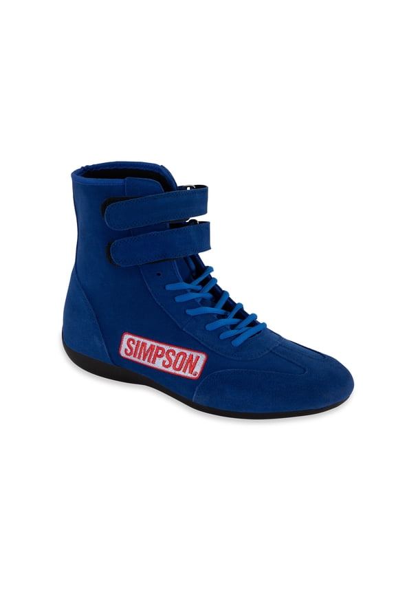 Racing 28105BL High Top Racing Shoes Adult Size 10.5 Blue Pair