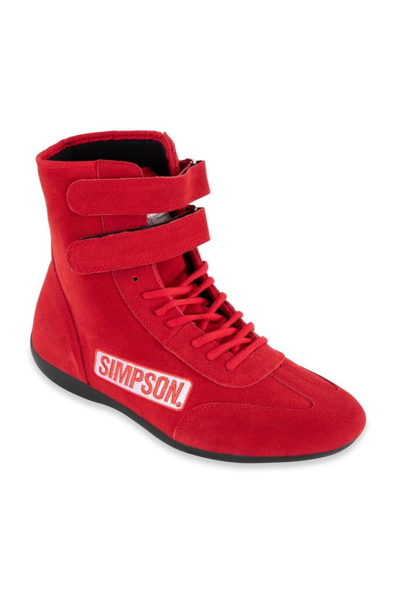 Racing 28110R High Top Racing Shoes Adult Size 11 Red Pair