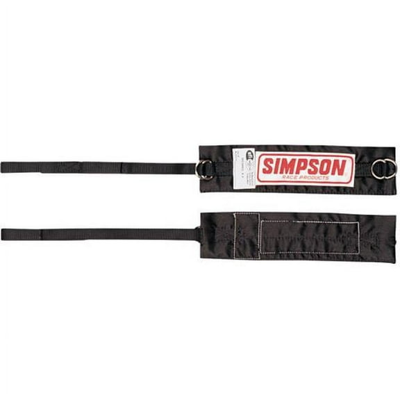 Simpson Racing 3600JBK Jr. Sep. Arm Restraints Black