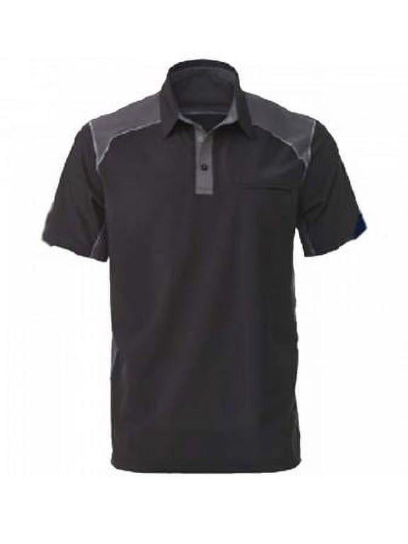 Racing 39018MG Sonoma Performance Crew Shirt Adult Medium Black/Gray