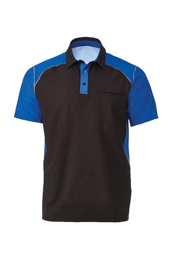 Racing 39018SB Sonoma Performance Crew Shirt Adult Small Black/Blue