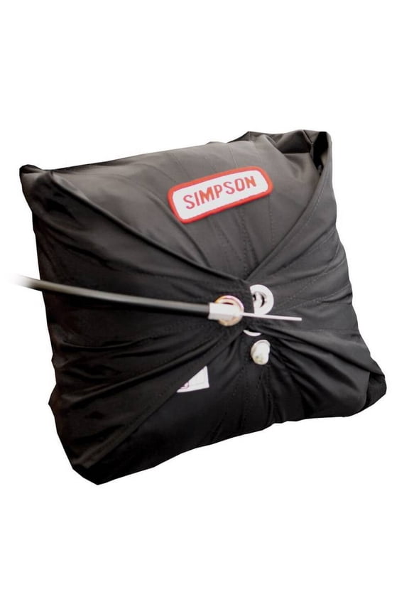 Racing 42040BK Parachute - Air Boss Series - Single 10 Foot - Black