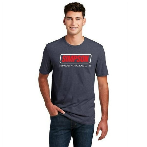 Simpson Racing 44502YN Logo T-Shirt Adult XXXL Navy