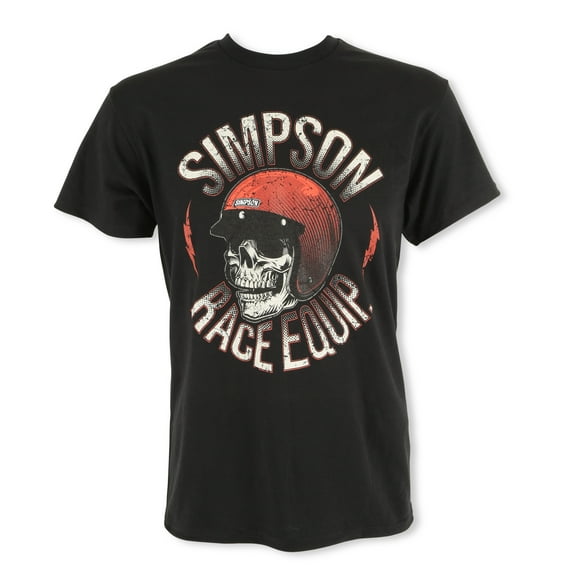 Simpson Racing 45007XX Skull Cap T-shirt - Adult 2X Large