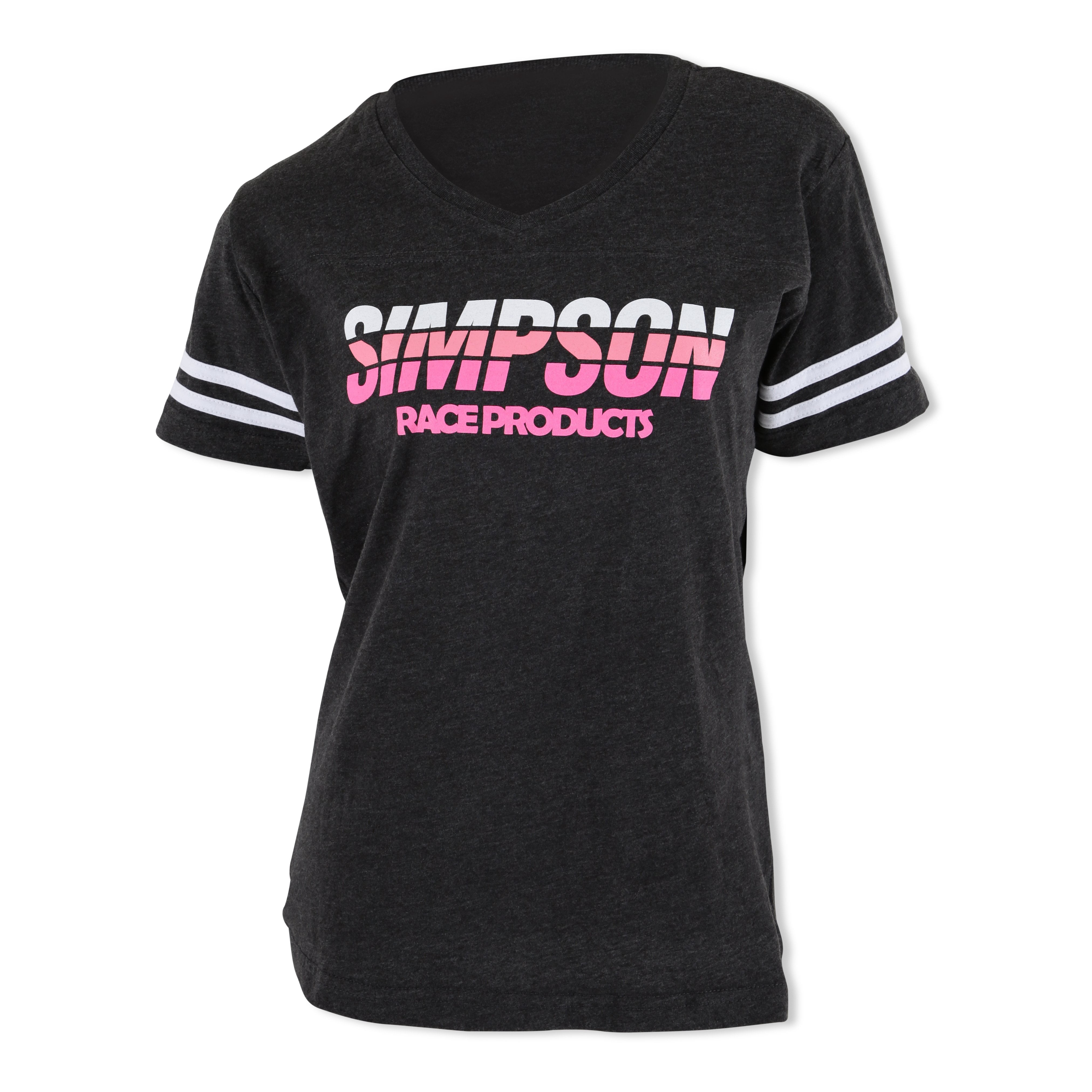 Ladies Racing Tees Simpson Racing 45010X Ladies Racing Stripes T-shirt - Adult Extra Large ...