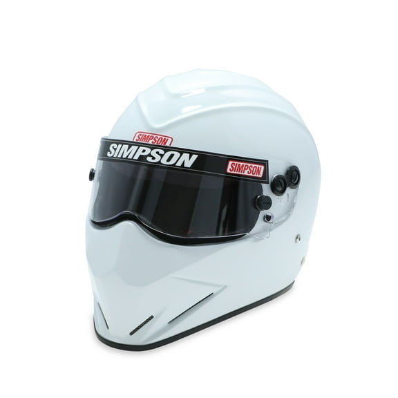 Simpson Racing 7297581 SA2020 Diamondback Auto Racing Helmet 7-5/8 White