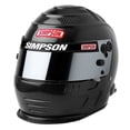 thumbnail image 1 of Simpson Racing 770712C SA2020 Speedway Shark Racing Helmet 7-1/2 Carbon Fiber, 1 of 5