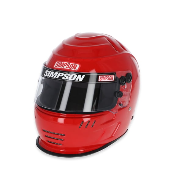 Simpson Racing 7707344 SA2020 Speedway Shark Racing Helmet 7-3/4 Red