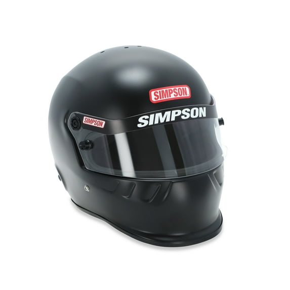 Simpson Racing 7950028 SD1 Dirt Track Helmet - Snell SA2020 - Matte Black - Adult MED