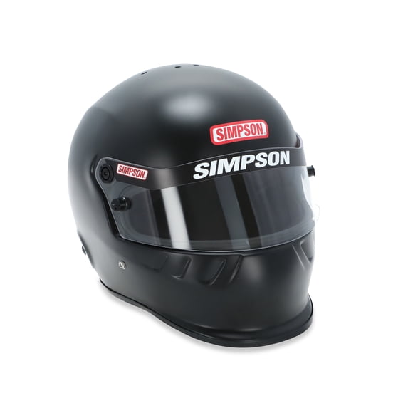 Simpson Racing 7950048 SD1 Dirt Track Helmet - Snell SA2020 - Matte Black - Adult XL
