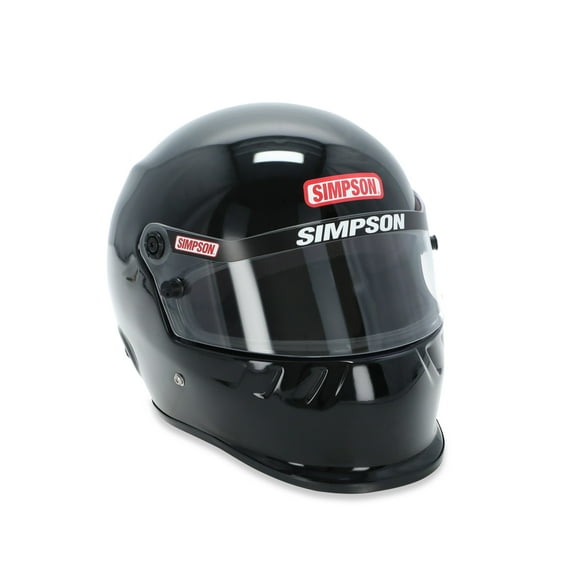 Simpson Racing 7950052 SD1 Dirt Track Auto Racing Helmet - Snell SA2020 - Black - Adult 2XL