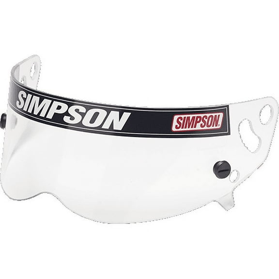 Simpson Racing 89400A Super Bandit A Clear Helmet Shield